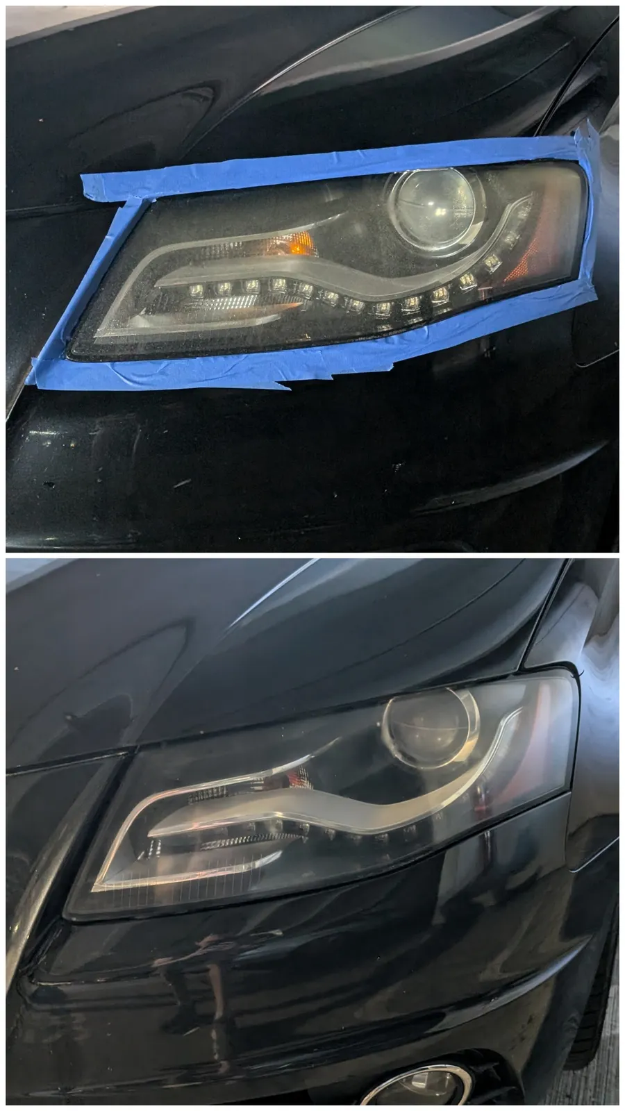 Audi S4 before and after