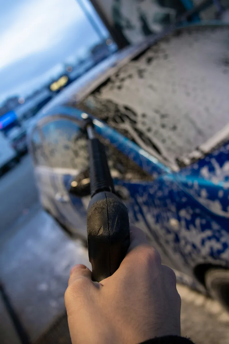 Restoring a headlight lens by hand