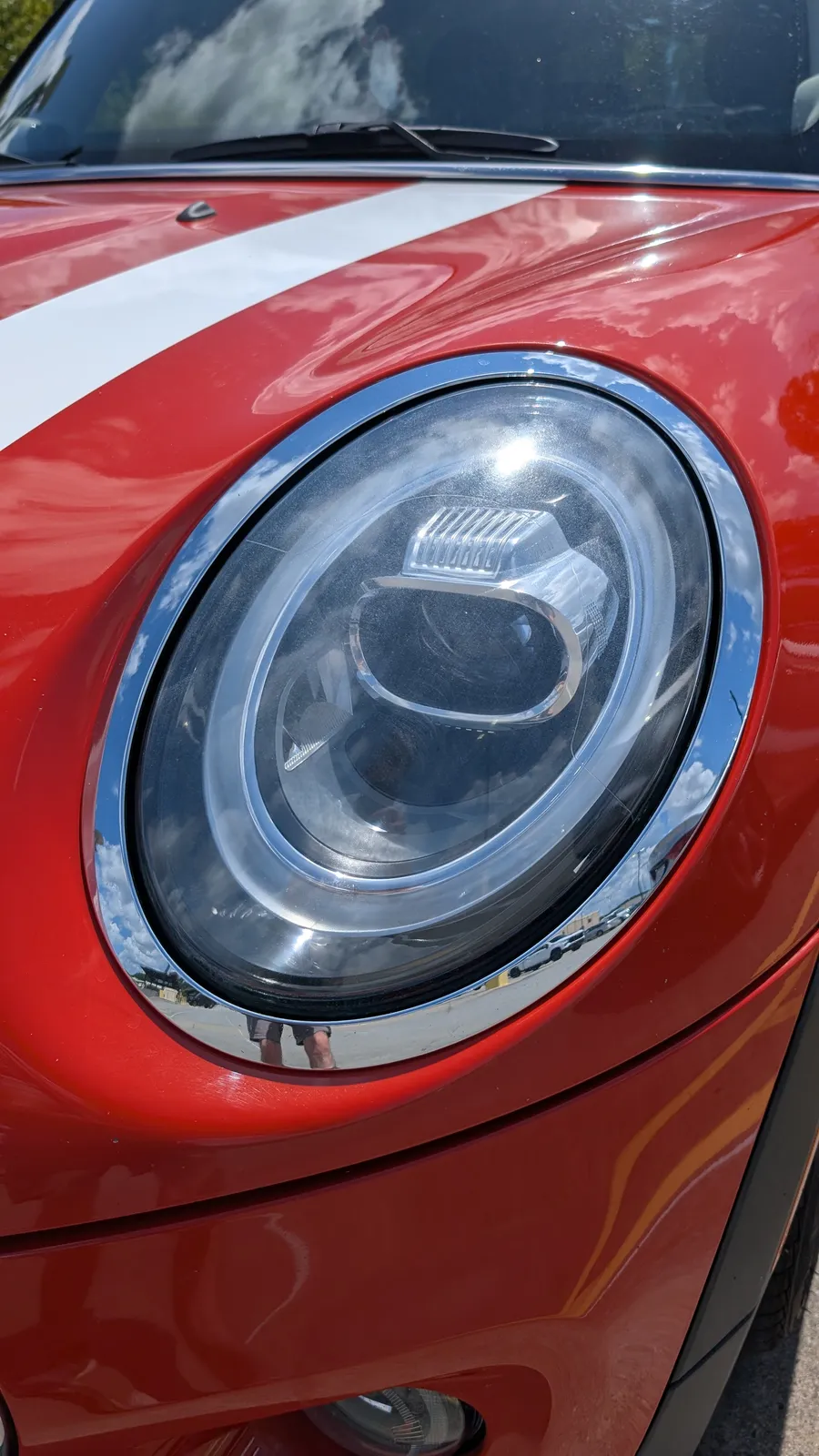Mini Cooper after the restoration