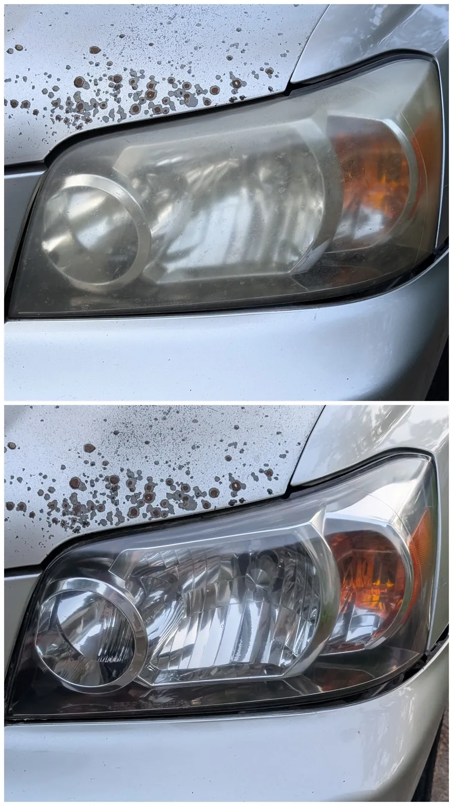 Toyota Highlander before and after